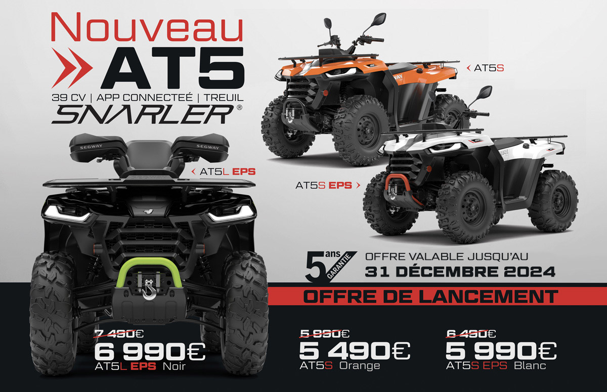 offre lancement Segway powersport AT5